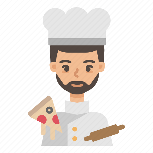 Chef, pizza, italian, food, man, avatar icon - Download on Iconfinder