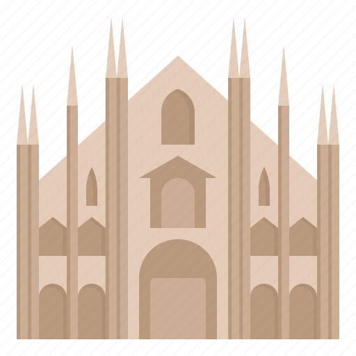 Duomo, di, milano, church, milan, italy, landmark icon - Download on Iconfinder