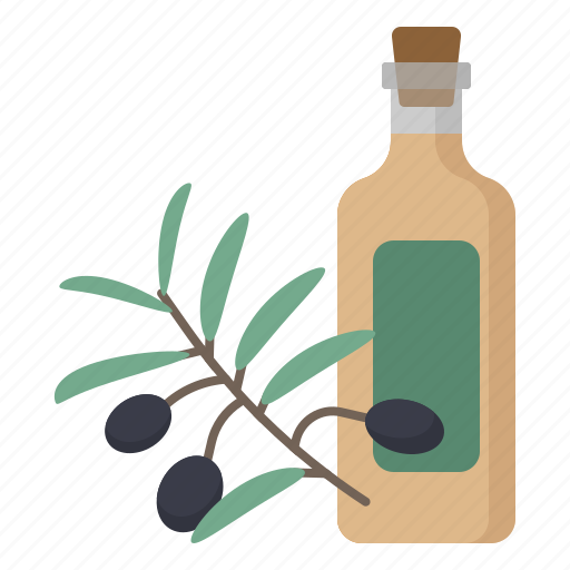 Olive, oil, bottle, leaves, italian, food icon - Download on Iconfinder