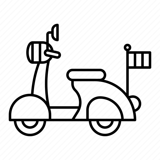 Vespa, vehicle, transportation, motorcycle, italian, italy icon - Download on Iconfinder