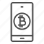 smartphone, bitcoin, crypto, device, coin 