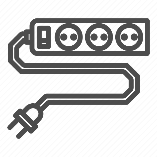 Socket, plug, electric, switch, cord icon - Download on Iconfinder
