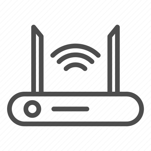 Router, wireless, communication, device, antenna, wave icon - Download on Iconfinder