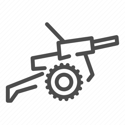 Cannon, gun, weapon, artillery, war, military, prop icon - Download on Iconfinder