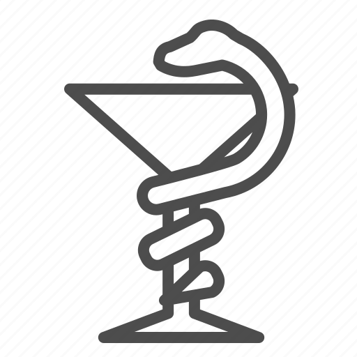 Pharmacy, snake, medicine, glass, cup, cure icon - Download on Iconfinder