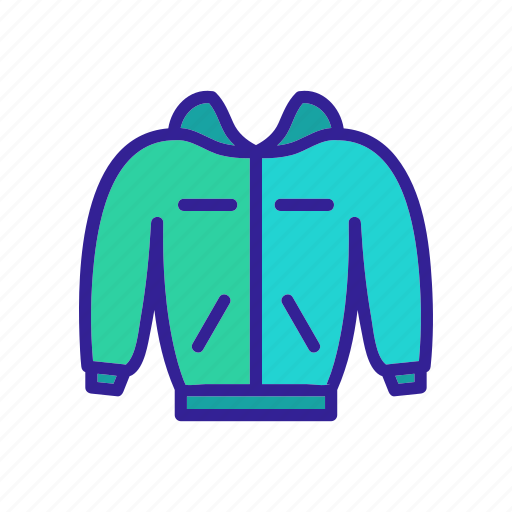 Drawing, fashion, jacket, warm, winter icon - Download on Iconfinder