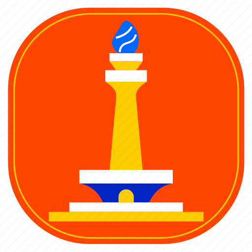 Architecture, city, cityscape, indonesia, jakarta, landmark, monument icon - Download on Iconfinder