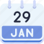 calendar, january, twenty, nine, date, monthly, time, month, schedule 