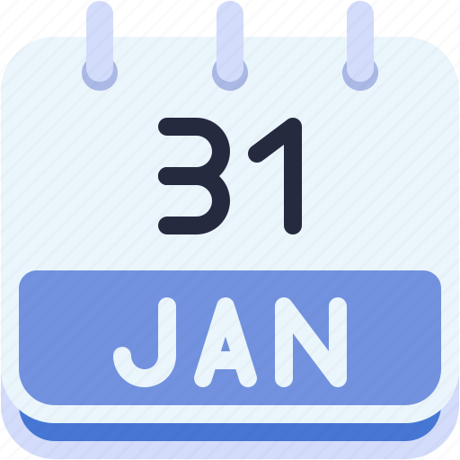 Calendar, january, thirty, one, date, monthly, time icon - Download on Iconfinder