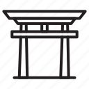 japan, country, asian, culture, temple, torii gate, landmark