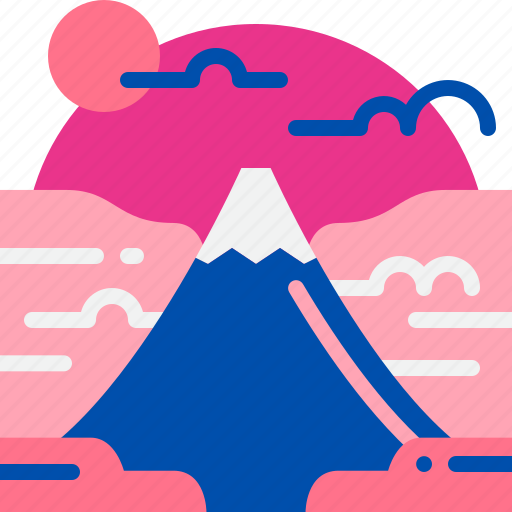 Famous, fuji, japan, landmark, mountain icon - Download on Iconfinder