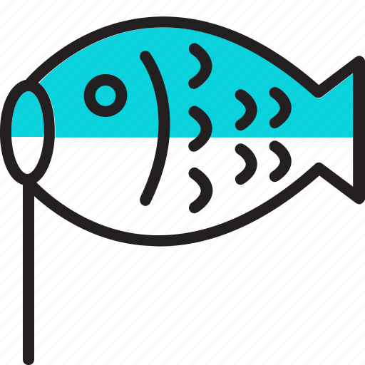 Crayfish, fish, japan, koi nobori, sign icon - Download on Iconfinder