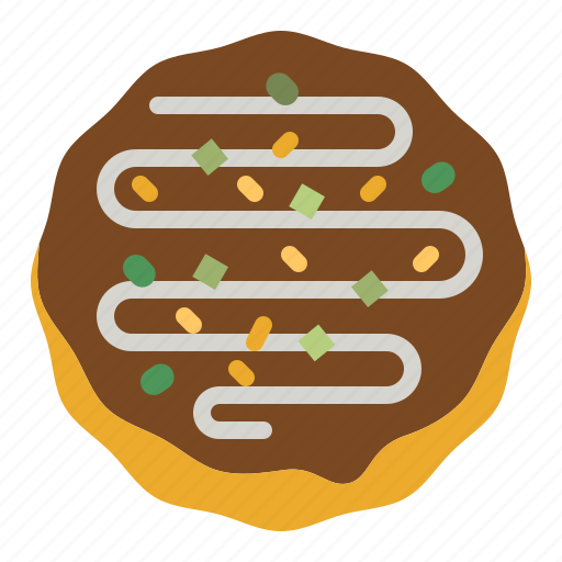 Okonomiyaki, food, restaurant, japanese, meal icon - Download on Iconfinder