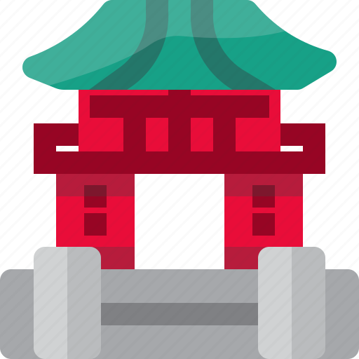Architecture, gate, japan, landmark, monument, religion, temple icon - Download on Iconfinder