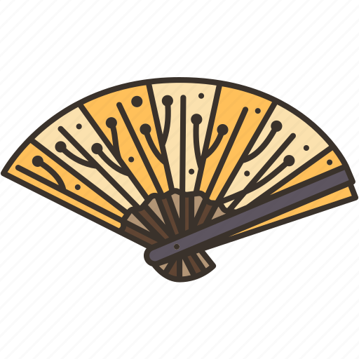 Fan, sensu, paper, cool, summer icon - Download on Iconfinder