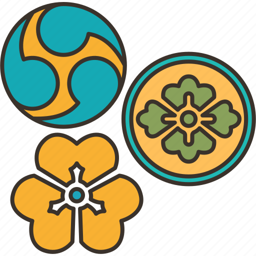 Kamon, japanese, design, decoration, pattern icon - Download on Iconfinder