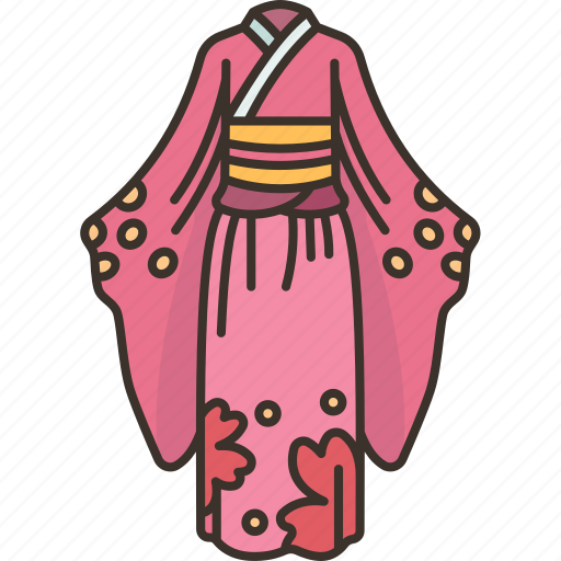 Kimono, japanese, costume, lady, clothes icon - Download on Iconfinder