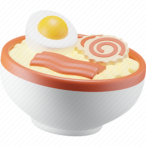 Ramen, food, noodles, japan 3D illustration - Download on Iconfinder