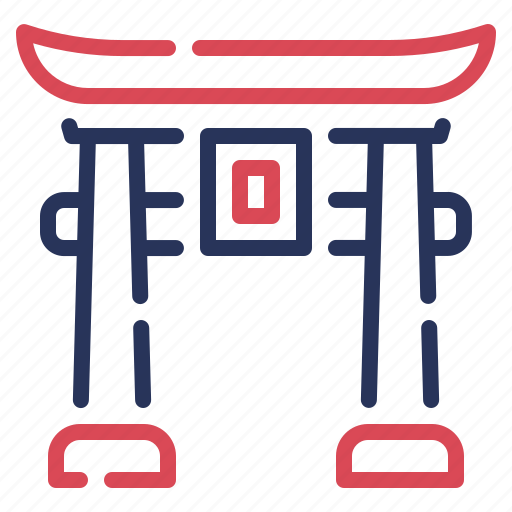 Torii, tample, japan, culture, sushi, egyptian, traditional icon - Download on Iconfinder
