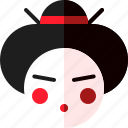 beautiful, character, geisha, girl
