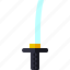 katana, sword, weapon 