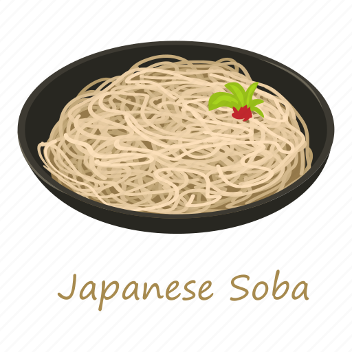 Cartoon, food, japanese, japanesesoba, plate, soba, sushi icon - Download on Iconfinder