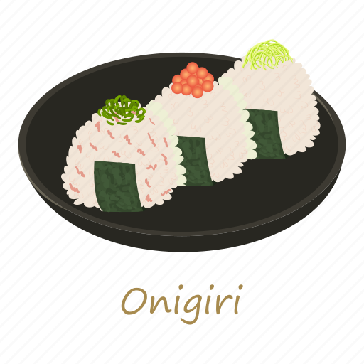 Cartoon, fish, food, menu, onigiri, plate, sushi icon - Download on Iconfinder