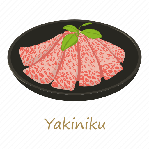 Cartoon, fish, food, meat, plate, sushi, yakiniku icon - Download on Iconfinder