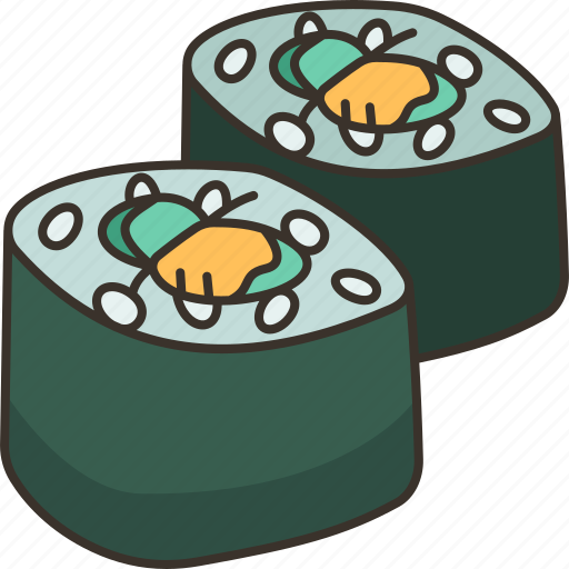 Kappamaki, sushi, seaweed, japanese, meal icon - Download on Iconfinder