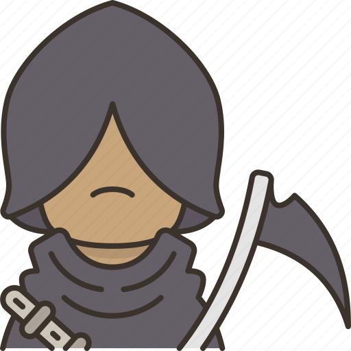 Shinigami, grim, reaper, death, soul icon - Download on Iconfinder