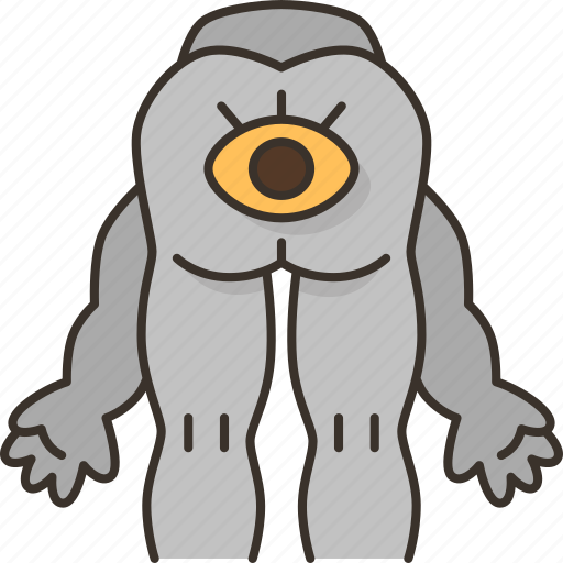 Shirime, buttock, eye, japanses, demon icon - Download on Iconfinder