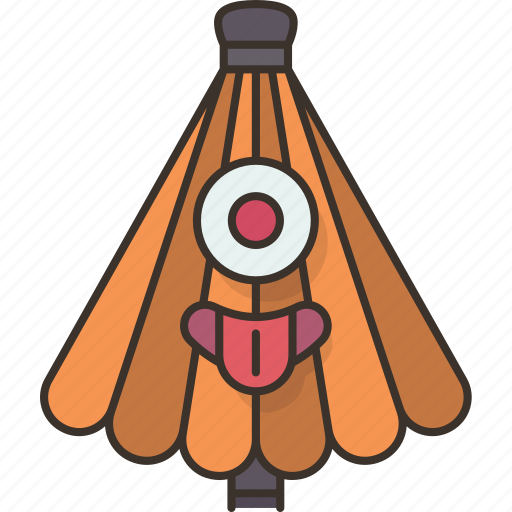 Tsukumogami, umbrella, hopping, mystical, spirit icon - Download on Iconfinder