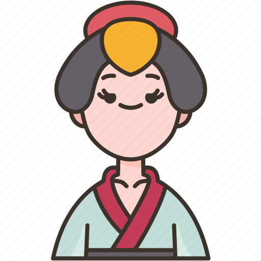Botan, doro, japanese, girl, kimono icon - Download on Iconfinder