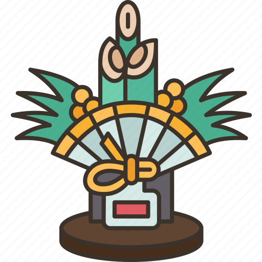 Kadomatsu, pine, new, year, decorations icon - Download on Iconfinder