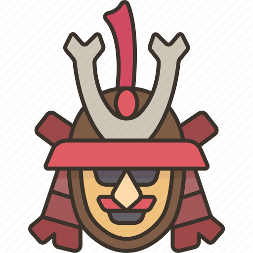 Mask, samurai, warrior, ancient, japanese icon - Download on Iconfinder