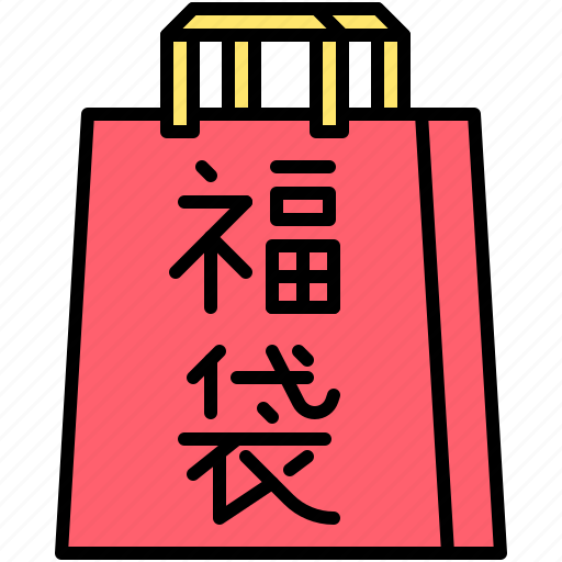 Japanese, nippon, japan, culture, new year, fukubukuro, grab bag icon - Download on Iconfinder