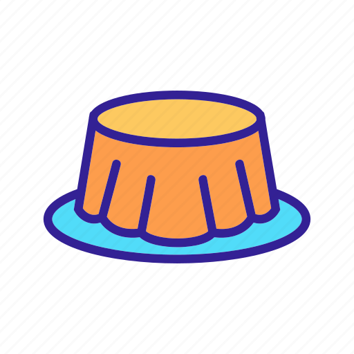 Cake, contour, cream, dessert, drawing, jelly icon - Download on Iconfinder