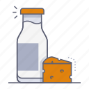 dairy, products, milk, bottle, cheese, agriculture, farming, harvest, gardening