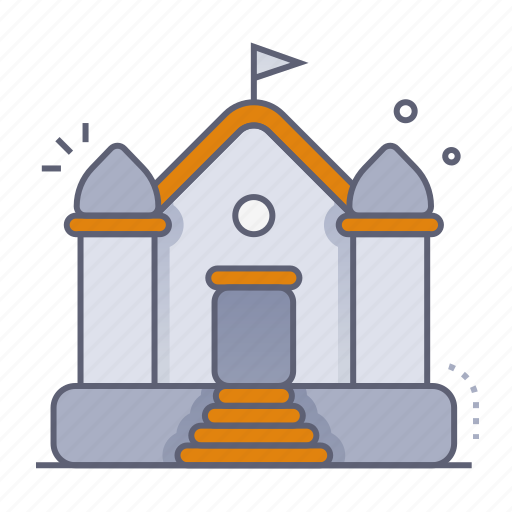 Bouncy castle, playground, jumping, toys, castle, amusement park, carnival icon - Download on Iconfinder