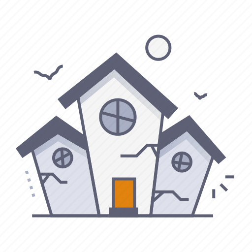 Haunted house, horror, castle, spooky, home, amusement park, carnival icon - Download on Iconfinder