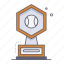 trophy, award, winner, champion, win, baseball, sports, bat ball, baseball team