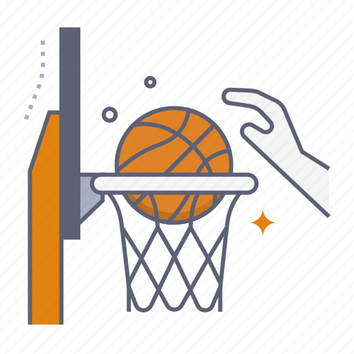 Dunk, slam dunk, slam, shoot, lay up, basketball, hoop icon - Download on Iconfinder