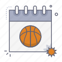 match day, calendar, schedule, event, date, basketball, hoop, sport, basketball team