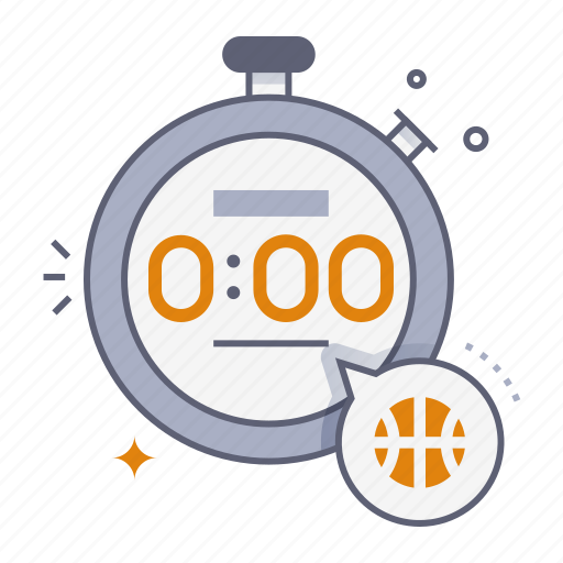 Stopwatch, timer, time, speed, watch, basketball, hoop icon - Download on Iconfinder