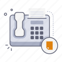 fax, printer, telephone, machine, device, business, startup, office, work