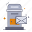 mailbox, inbox, message, letter, postbox, communication, technology, social network, marketing 