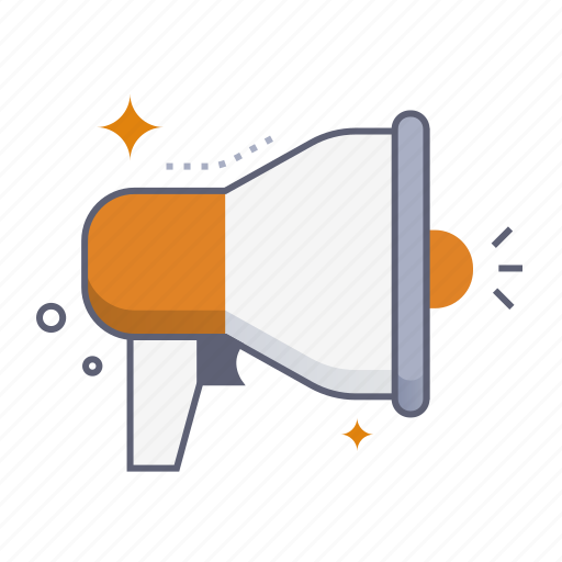 Megaphone, marketing, promotion, advertising, announcement, communication, technology icon - Download on Iconfinder