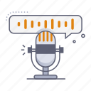 podcast, microphone, audio, broadcast, mic, communication, technology, social network, marketing
