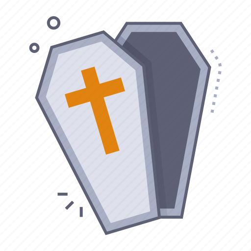 Coffin, funeral, death, dead, grave, halloween, celebration icon - Download on Iconfinder