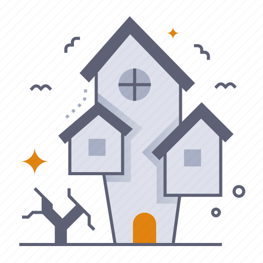 Haunted house, house, home, spooky, building, halloween, celebration icon - Download on Iconfinder